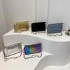 New Chain Small Square Bag Fashionable and Trendy Crossbody Bag Women's Bag Casual and Fashionable Shoulder Bag Mobile Phone Coin Wallet