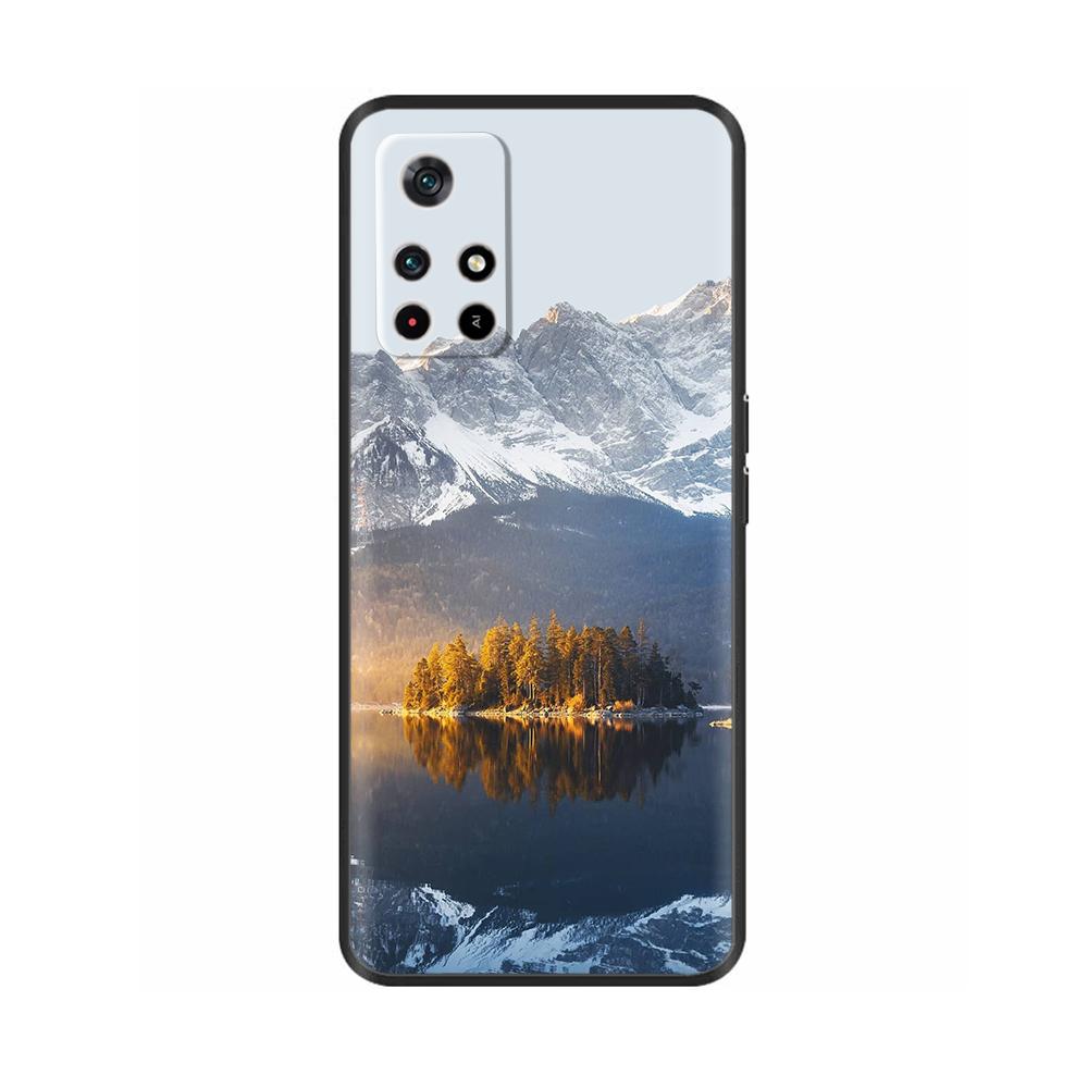Для Poco X4 Pro 5G Poco M4 Pro Чехол Милый Мультяшный Мягкий Жидкий Силиконовый Чехол для Телефона Задняя Крышка Для Xiaomi Poco M4 Pro 4G Fundas Coque