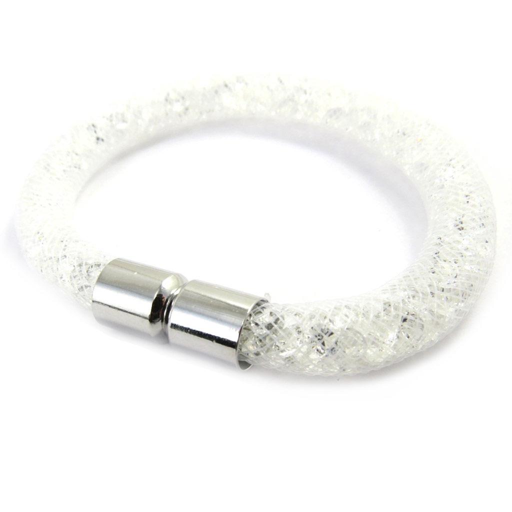 Les Trésors De Lily [M1922] - White 'Joyaux' Designer Bracelet
