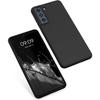 Coque - BOOLING - pour Samsung Galaxy S21 FE - Silicone Souple - Ultra Slim - Antichoc Noir