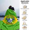 Canberra Raiders Print Flannel Blanket High Quality Warm Comfortable Cover for All Seasons Perfect for Gifts Home Decor