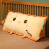 Cute Triangle Toast Toy Stuffed Soft Long Bread Plush Throw Pillow Cushion Car Sofa Bed Home Decoration Gift For Friend Lover