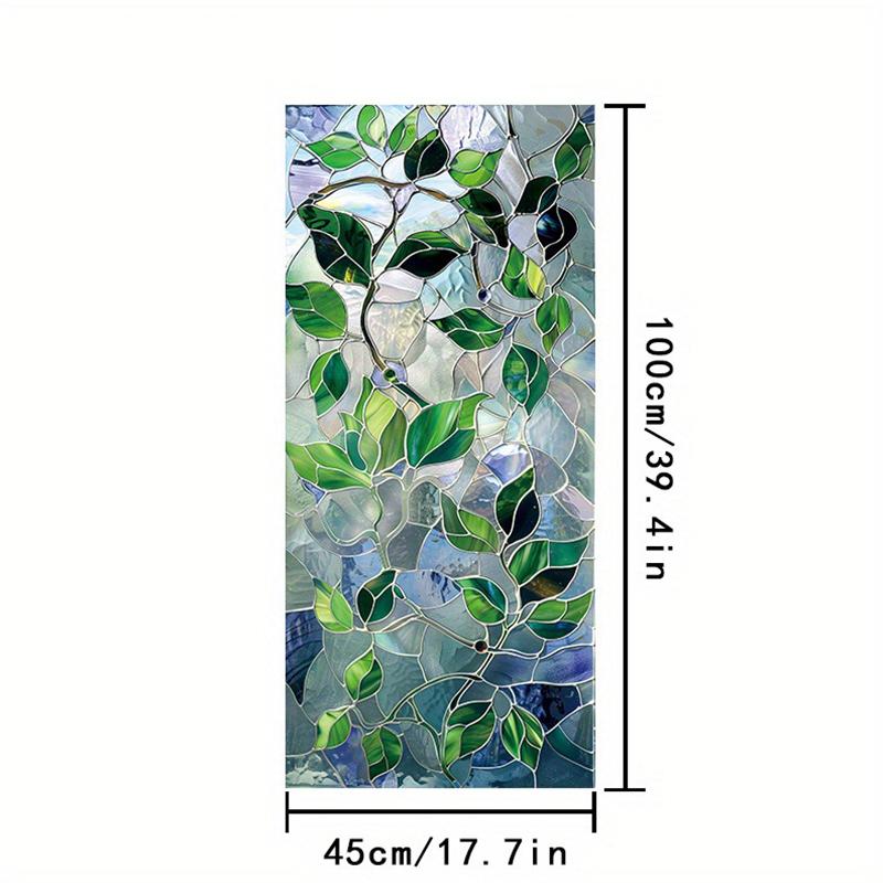 1 шт. Защита конфиденциальности Матовое 45x100 см Электростатические ПВХ Наклейки Ретро Стекло DIY Окно Домашний Декор