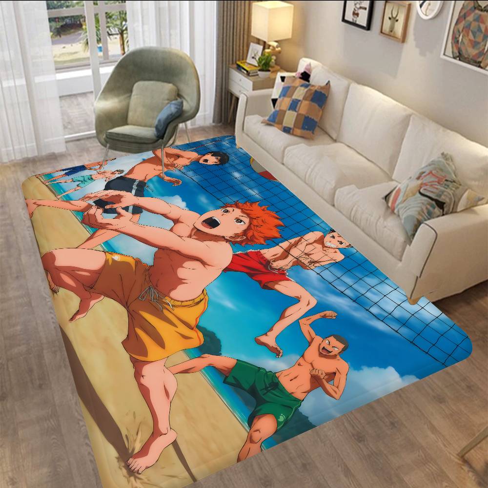 Haikyuu Anime Kitchen Mat Washable Non-Slip Living Room Sofa Chairs Area Mat Kitchen Toilet Rug
