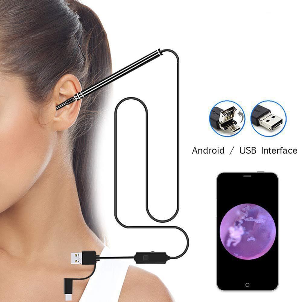 Visual Ear Scoop USB HD Mini Camera Electronic Ear Spoon Endoscope Cleaner Earwax Removal Cleaning Tool Intelligent Visual Ear P
