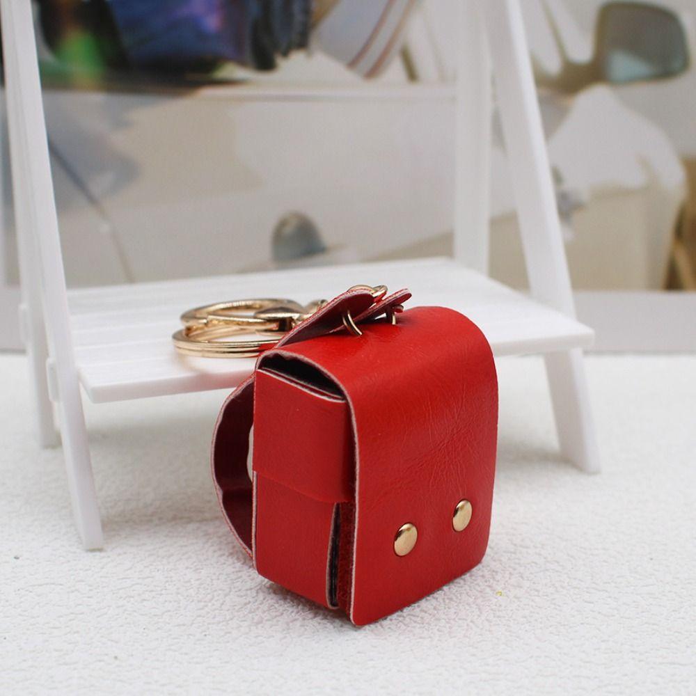 PU кожа кукла маленький рюкзак однотонный мини рюкзак брелок милый детский