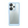 For Poco F6 Clear Case For Xiaomi Poco F6 Fundas Cover Coque Hard Translucent Soft TPU Frame Protective Phone Case Poco F6