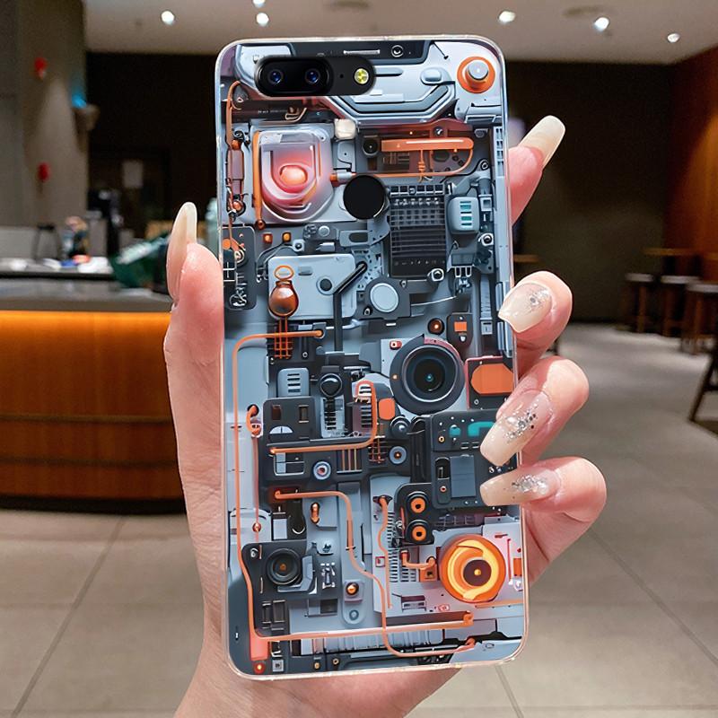 Casing For OnePlus 5T A5010 Phone Case Aesthetic Luxury Cute Cool Boys Girls Soft silicone Back Cover Transparent TPU Shell