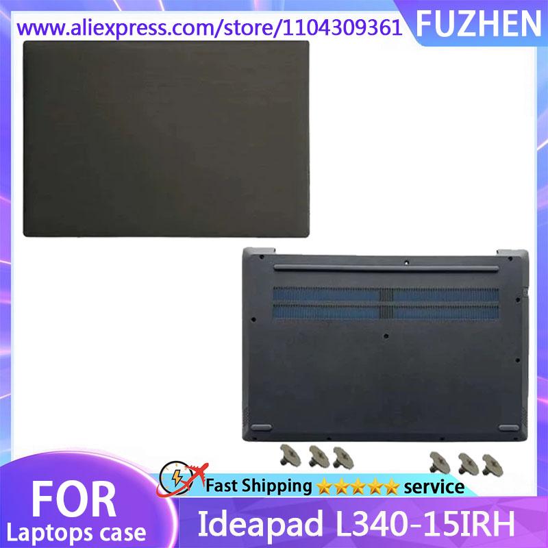 New For Ideapad L340-15IRH Gaming Laptop LCD Back Cover Front Bezel Palmrest UpperTop Lower Bottom Case Hinges Black