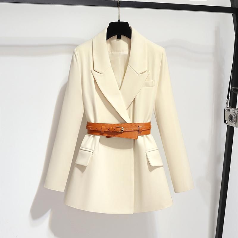 Блейзер женский весенний двубортный топ с новой талией для поездок на работу