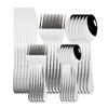 30Pcs Flatware Set 18/10 Stainless Steel Dinnerware Set Cutlery Set Knife Cake Fork Spoon Dinner Set Silver Home Tableware Set