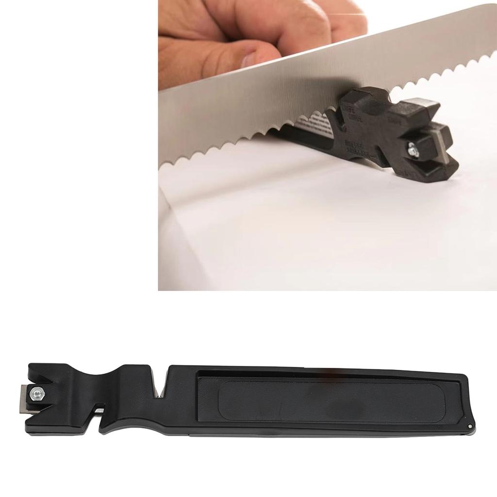 4 в 1 кухонная точилка для лезвий, пластиковый портативный ручной инструмент для полировки лезвий для быстрой заточки