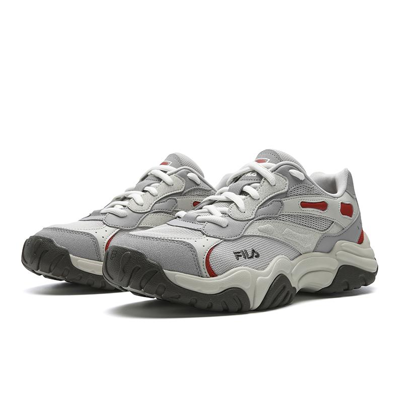 Fila Мужские кроссовки Koral Coral, удобные, прочные, дышащие, в стиле «папиных кроссовок», серые, F12M612107FMP
