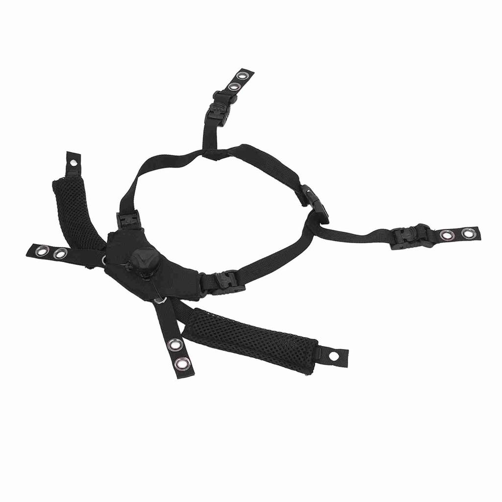 Adjustable Dial Suspension System Chin Strap Helmet Accessories for Fast for MICH for Wendy Helmet Black