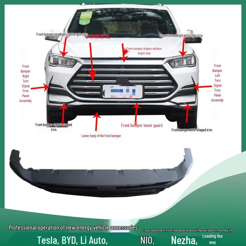 BYD Song Pro 2-го поколения Передний бампер Панель указателя поворота «Усы дракона» Защита кузова