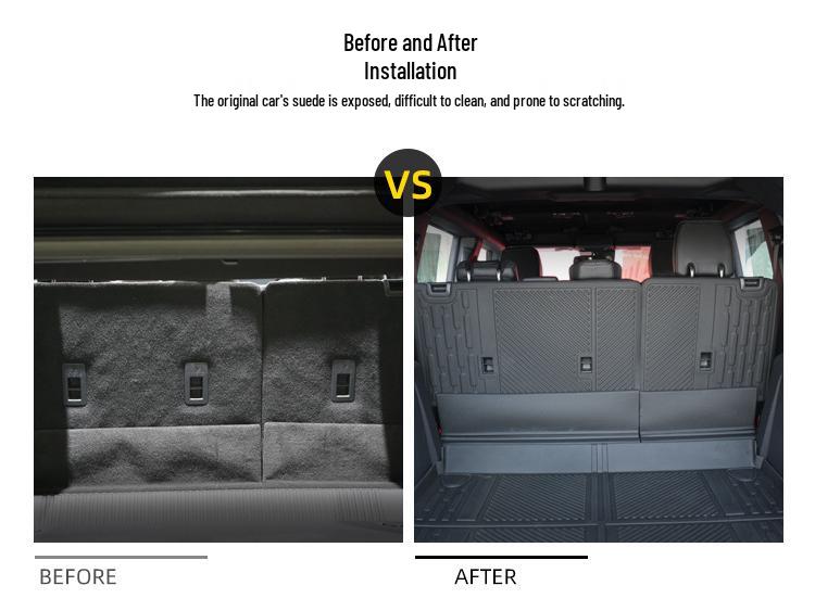 Подушка спинки сиденья Ford Bronco, перегородка багажника, модификация интерьера