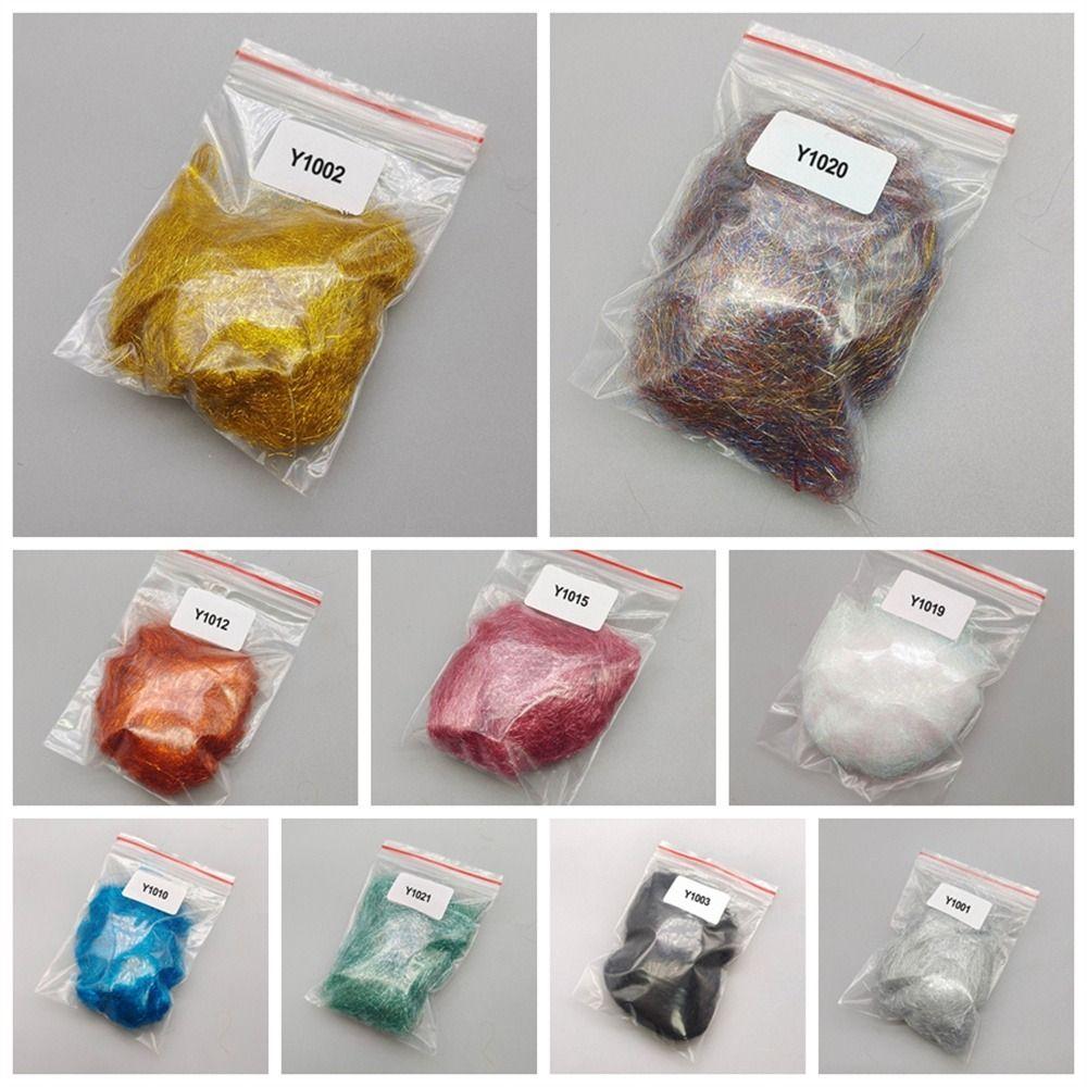 Fly Tying Material Ice Dubbing Synthetic Fibers Scud Dub Fishing Tackle Ice Wing  Lure Making