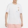 Men's Nike Cartoon Pattern Printing Round Neck Short Sleeve White T-Shirt DR7967-100
