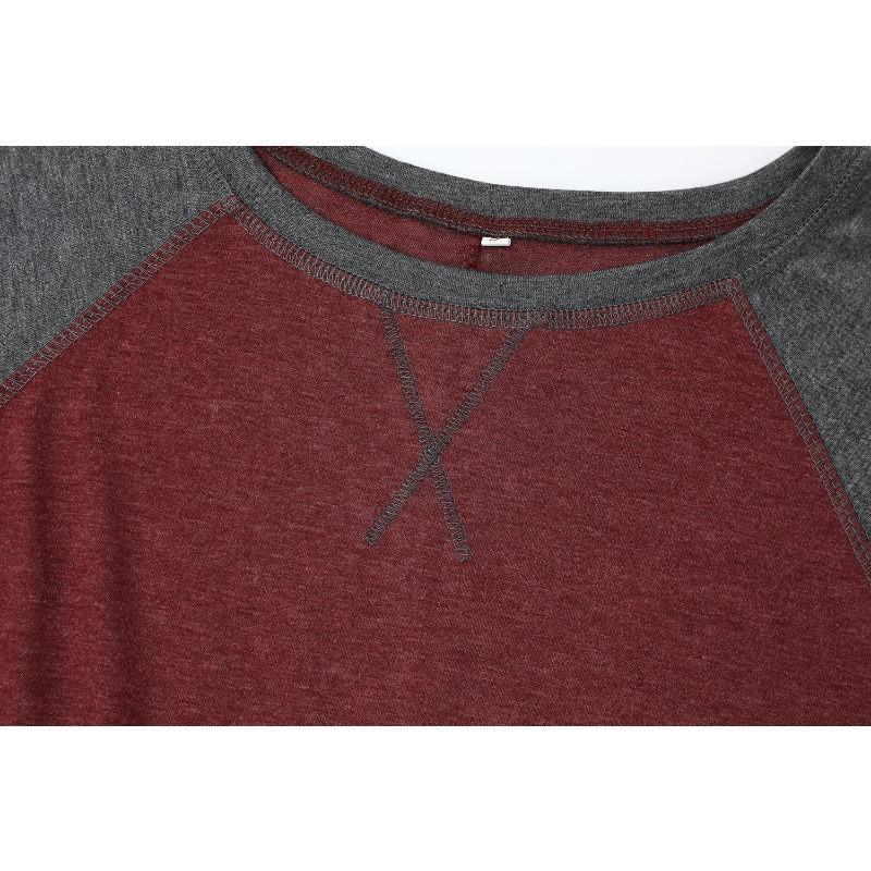 YYFS Женские модные повседневные весенне-осенние однотонные блузки и рубашки с круглым вырезом с длинными рукавами и принтом