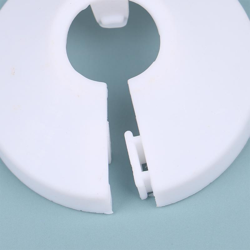 5Pcs Radiator Pipe Collars Shower Faut Angle Valve Pipe Decorative Cover Snap-on Plastic Rings Spout Guards For Drainage Pipes