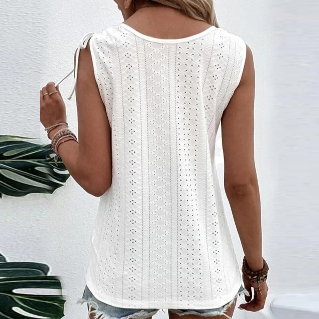 Women's Sexy Casual Solid Color U Neck Vest T-Shirt