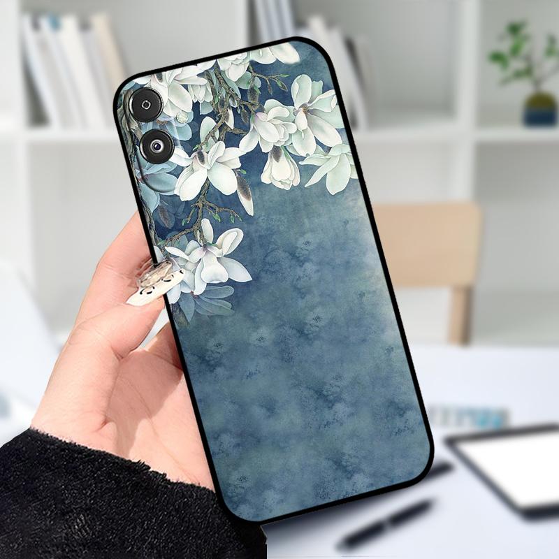 Для Samsung F14 M14 5G Мягкий чехол Модный принт Черный Силиконовый TPU Чехол для телефона Для Samsung Galaxy A14 4G 5G Ударопрочные чехлы