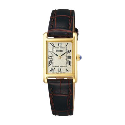 [Часы SEIKO] Женские наручные часы - SEIKO Selection Nano Universe Collaboration, винтажный стиль SSEH002, темно-коричневый