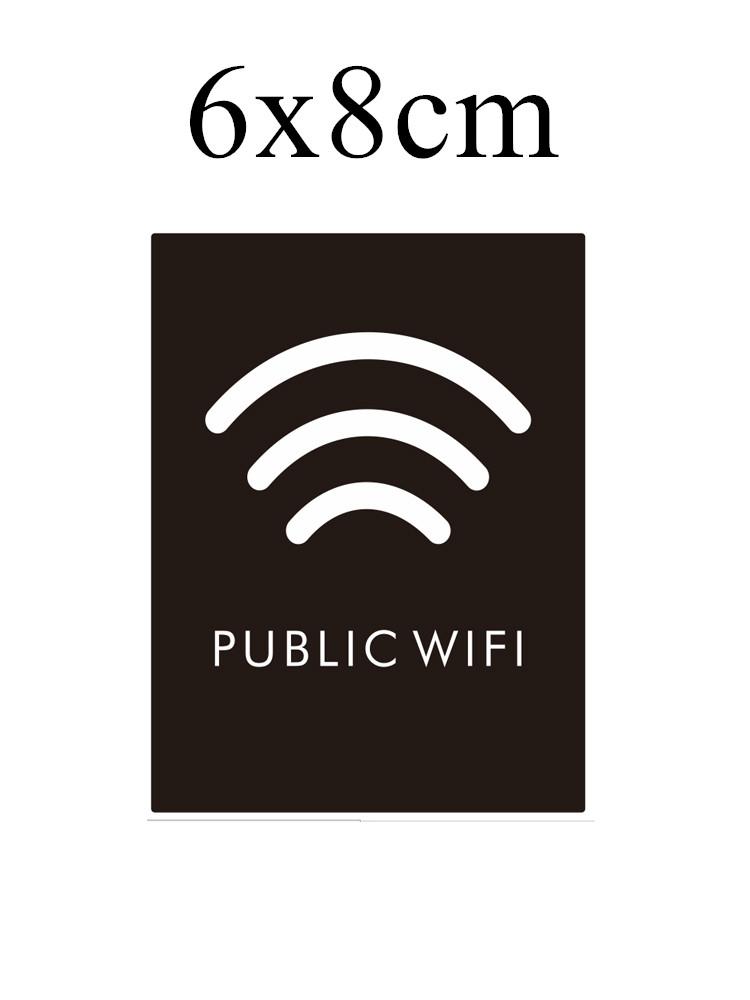 Нержавеющая сталь Слоган Знак «Не курить» Предупреждающие знаки для общественных мест Наклейки на стену Табличка WIFI Номерной знак Индивидуальные адресные таблички