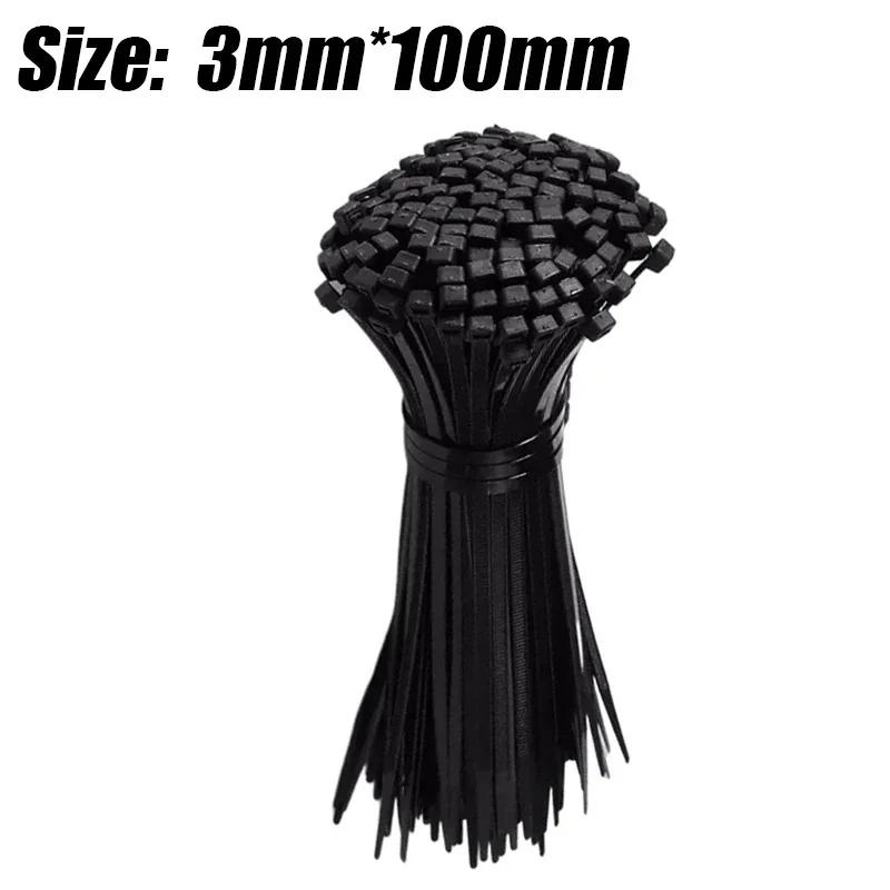 100/500 шт. кабельных стяжек с винтовыми отверстиями, многоразовые фиксированные нейлоновые кабельные стяжки, самоблокирующиеся стяжки для шнуров, ремни, крепежные петли, офисный органайзер