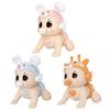 Baby Electric Crawling Doll Toy with Music Light USB Rechargeable Infant Toddler Boys Girls Interactive Walking Crawling Learning Doll Toy