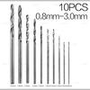STONEGO 10/25/50Pcs HSS Steel Cobalt Mini Twist Drill Bit Set Straight Shank Hole Opener Power Drilling Punching Tools
