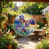 Scratch-resistant Acrylic Decor Puzzle Suncatcher Stained Glass Effect Window Hanging Ornament DIY Colorful Light Reflector Art Sun Catcher