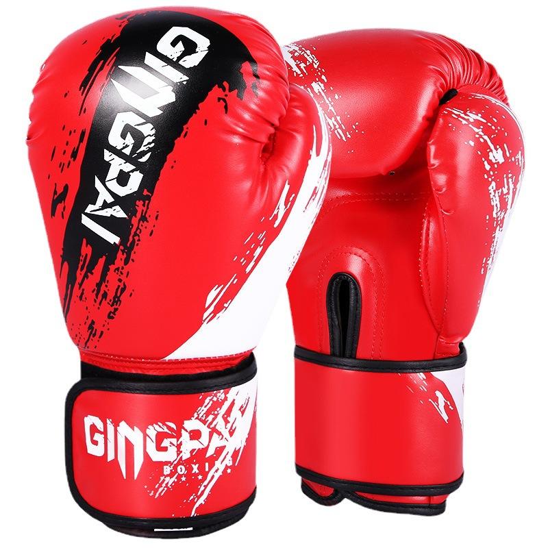 Боксерские перчатки для детей и взрослых из искусственной кожи Muay Thai Guantes De Boxeo Free Fight MMA Sandbag Training Перчатки для мужчин и женщин