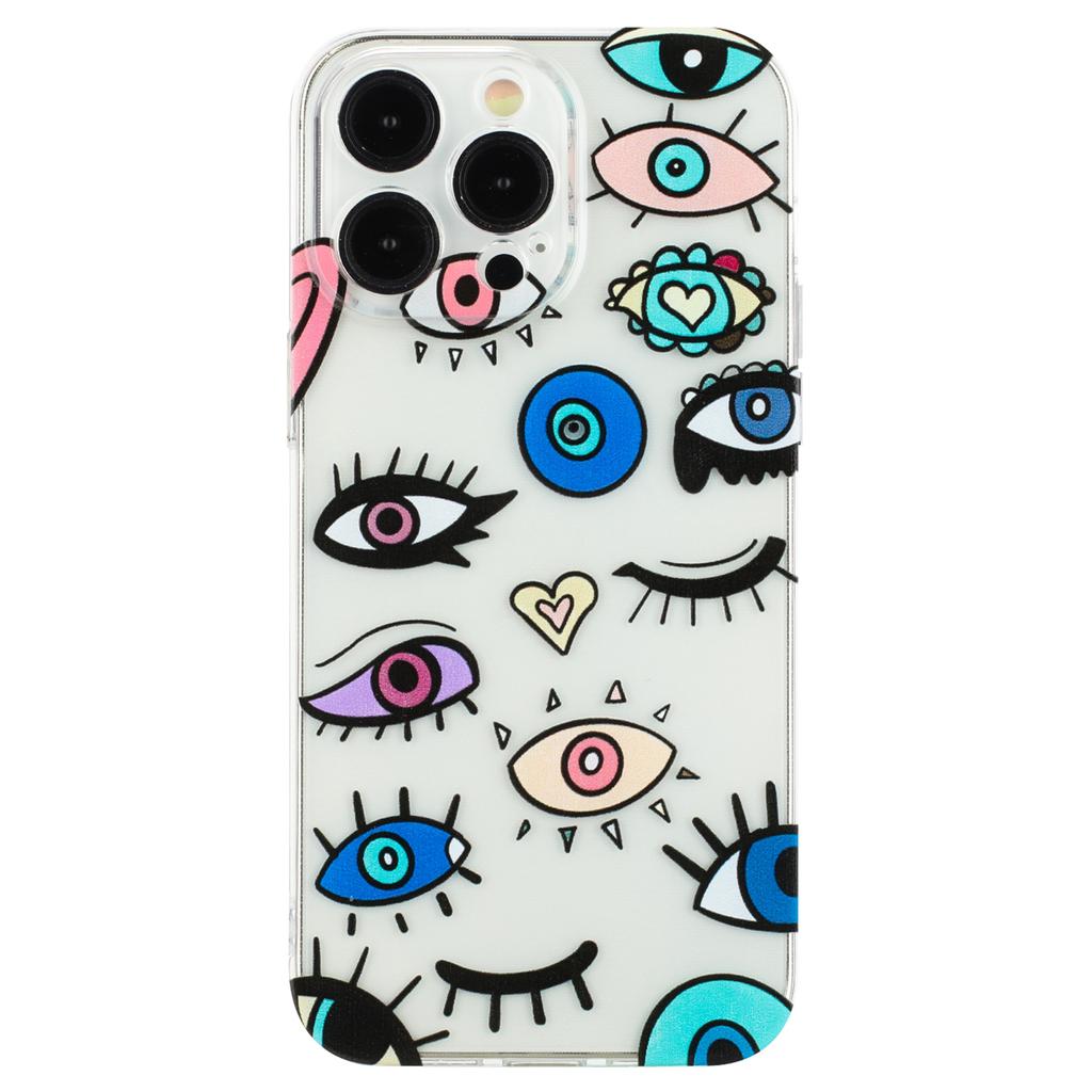 For iPhone 14 Pro Case Pattern Printing TPU Drop-proof Phone Cover