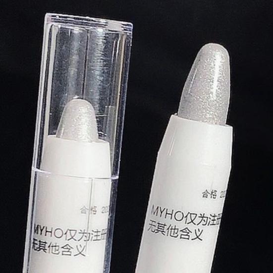 Ручка «Лежащий шелкопряд», монохромная осветляющая гламурная внешность, подарок, тени для век, палочка для мамы, жены, сестры и дочки