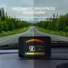 P16 OBD2 HUD Автомобильный бортовой компьютер Цифровой проекционный дисплей Скорость Датчик оборотов Датчик температуры воды Топливо Сигнализация