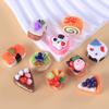 Mini Food Play Cake DIY Kit: Cream & Resin Accessories for Keychains & Pendants