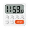 [New for 2025] Elegirme Digital Timer for Studying, Countdown and Count-Up Functions Up To 100 Hours, Volume Control, Mute Function, Custom Mode, Magn