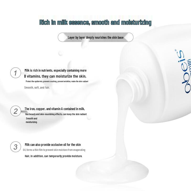 Oubasi Milk Smooth Moisturizing Shower Gel