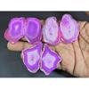 Dyed Slice Druzy Agate Matched Pair Cabochon Loose Gemstone 3Pair Lot 236Cts A-714