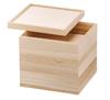 Recreational Bento Box Made In Japan 3 Tiers Wooden 7 Size Paulownia Picture Frame Plain Wood X X J-kitchens (Lunch Box) 21.7cm 21.7cm 19.5cm