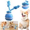 Активный катящийся мяч USB перезаряжаемый пищащий для собак с веревкой автоматический мяч для собак для средних и маленьких собак, щенков