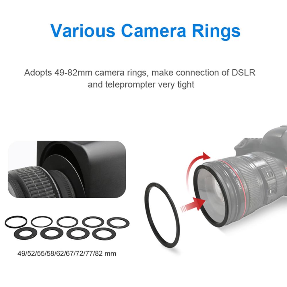 Bestview T3 Обновленный Смартфон Планшет DSLR Камера Телесуфлер Суфлер с Пультом Дистанционного Управления Кольцо Адаптера Объектива Поддерживает