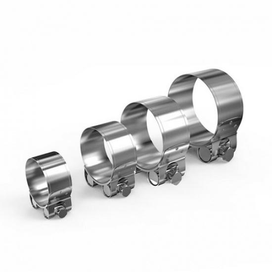 Stainless Steel Universal Car Exhaust Pipe Din Clamp Connectors 60mm 63mm 67mm