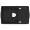 VidaXL Evier de Cuisine en Granit Bac Unique Encastré Réversible Lavabo Maison 142944