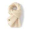 Women 100% Pure Cashmere Knit Scarf Textured Pattern Winter Warm Soft Cozy Fashion Casual Neck Warmer Cold Weather Accessory