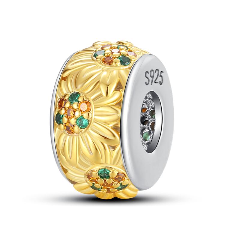 Медные бусины Крылья ангела Лебедь любви Шармы-сердечки Подходят для оригинальных браслетов Женские украшения своими руками Подарочный браслет