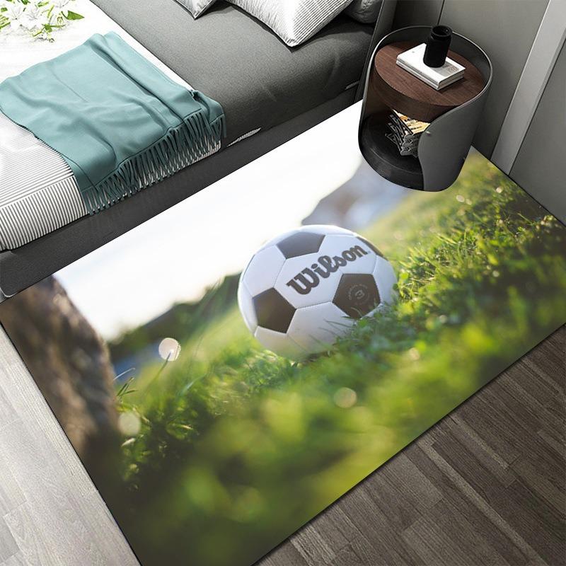 3D Football Large Carpet Rug for Home Living Room Bedroom Sofa Doormat Decor Children Play Area Rug Carpet Non-slip Floor Mat