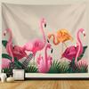 Розовый фламинго гобелен настенный лист цветная картина цифровая печать гобелен гостиная спальня украшение дома