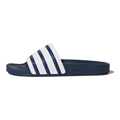 Кроссовки унисекс Adilette Slide Adi сине-белые G16220